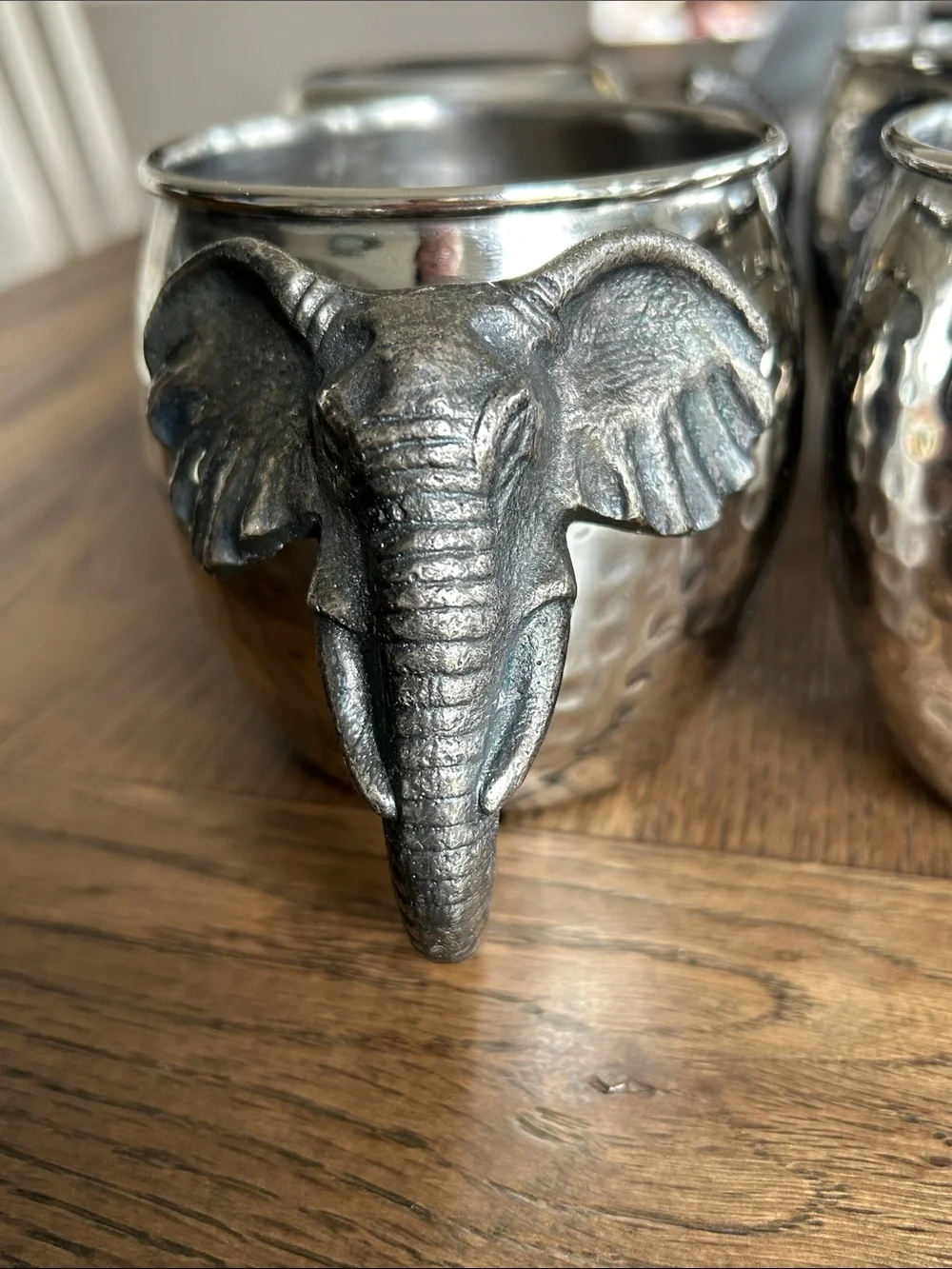 Pier 1 Elephant Moscow Mule cups